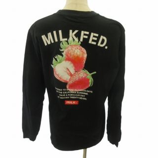 MILKFED. - ミルクフェド 美品 21AW ロンT カットソー F ■SH ■122 黒