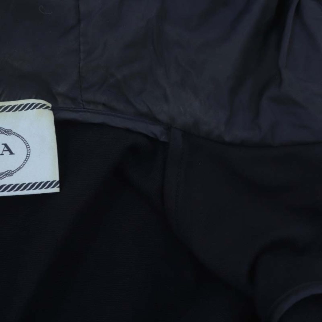 PRADA(プラダ)のプラダ ジップアップパーカー ジャケット アウター ブルゾン フード付き L 紺 レディースのトップス(パーカー)の商品写真