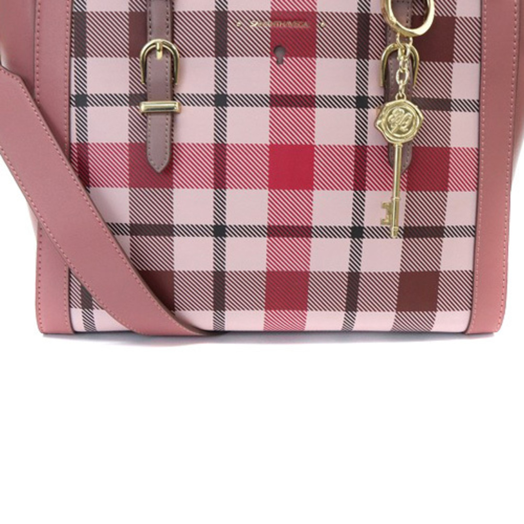 Samantha Vega(サマンサベガ)のサマンサベガ ハンドバッグ ショルダーバッグ 2way ロゴ ピンク レディースのバッグ(ショルダーバッグ)の商品写真