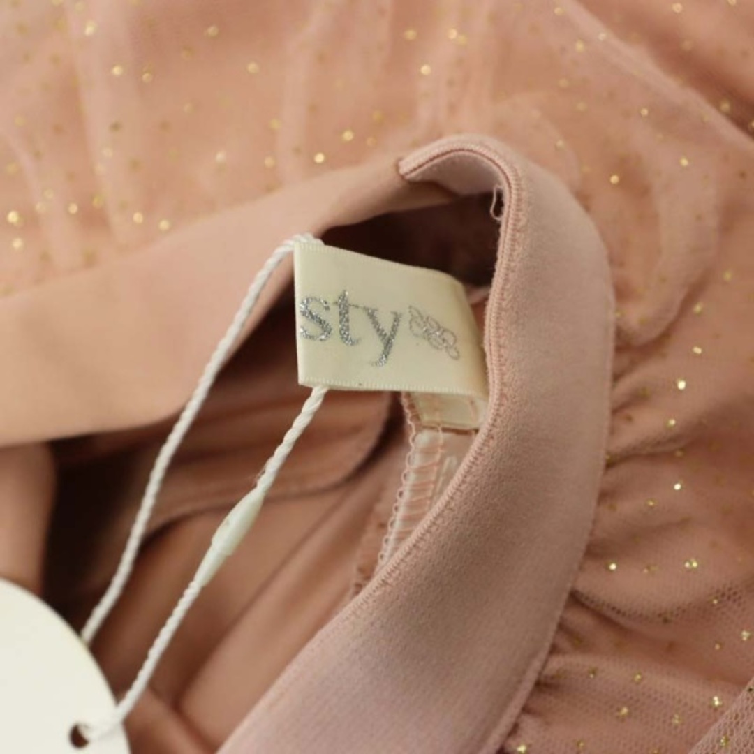 Chesty(チェスティ)のチェスティ フラワー チュール スカート ロング丈 0 XS ピンク 金 レディースのスカート(ロングスカート)の商品写真