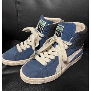 プーマ(PUMA)の極美品★PUMA SUEDE MID レア　プーマ　スエード　ミッド　ウール(スニーカー)