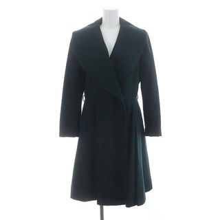 テッドベイカー(TED BAKER)のテッドベーカー ビッグショールコート ウール ロング 2 ダークグリーン /MI(その他)