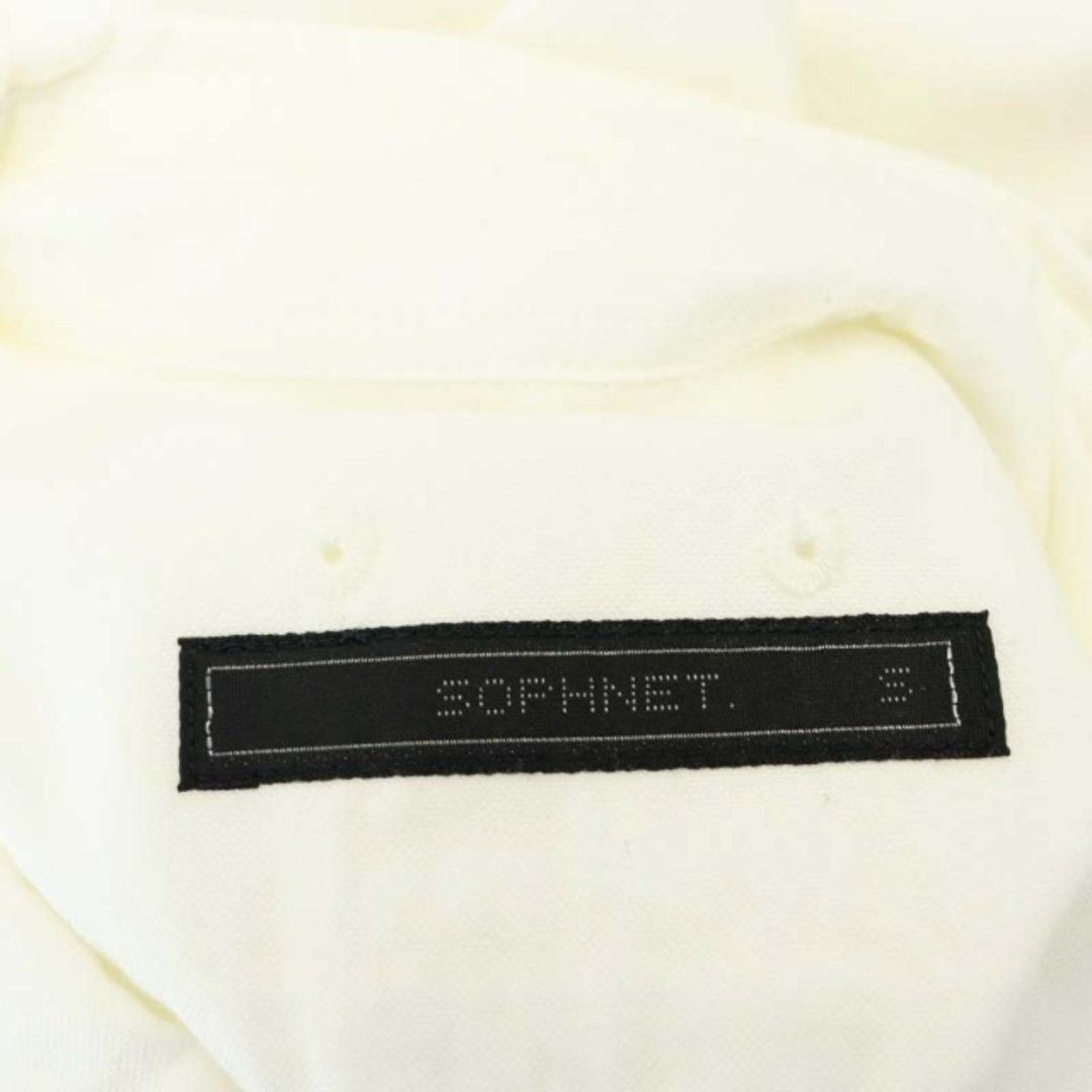 SOPHNET.(ソフネット)のソフネット オックスフォードBD長袖シャツ ボタンダウン ドット S 白 メンズのトップス(シャツ)の商品写真