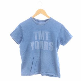 ティーエムティー(TMT)のティーエムティー TMTYOURS インディゴプリントTシャツ カットソー 半袖(Tシャツ/カットソー(半袖/袖なし))