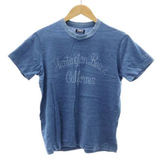 ティーエムティー(TMT)のTMT Huntington Beachインディゴ Tシャツ カットソー S 青(Tシャツ/カットソー(半袖/袖なし))