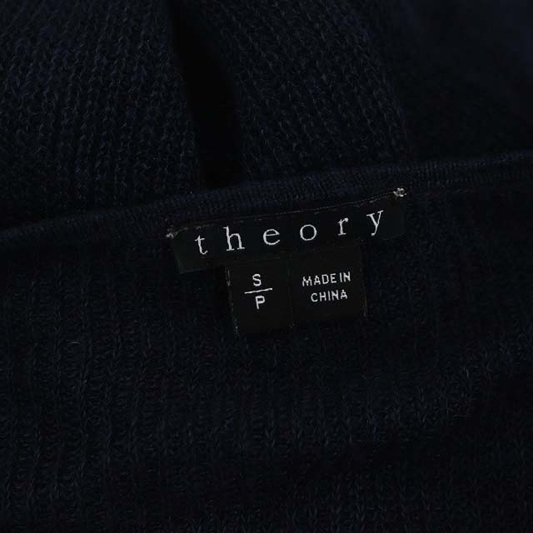 theory(セオリー)のセオリー RANDELLE BBニット カットソー 長袖 リネン S 紺 レディースのトップス(カットソー(長袖/七分))の商品写真