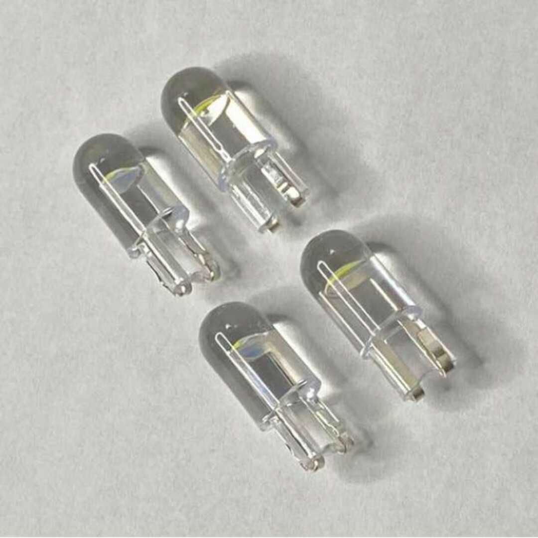 T10 LED ポジションランプ 4個 ホワイト 高輝度 6000K 自動車/バイクの自動車(汎用パーツ)の商品写真