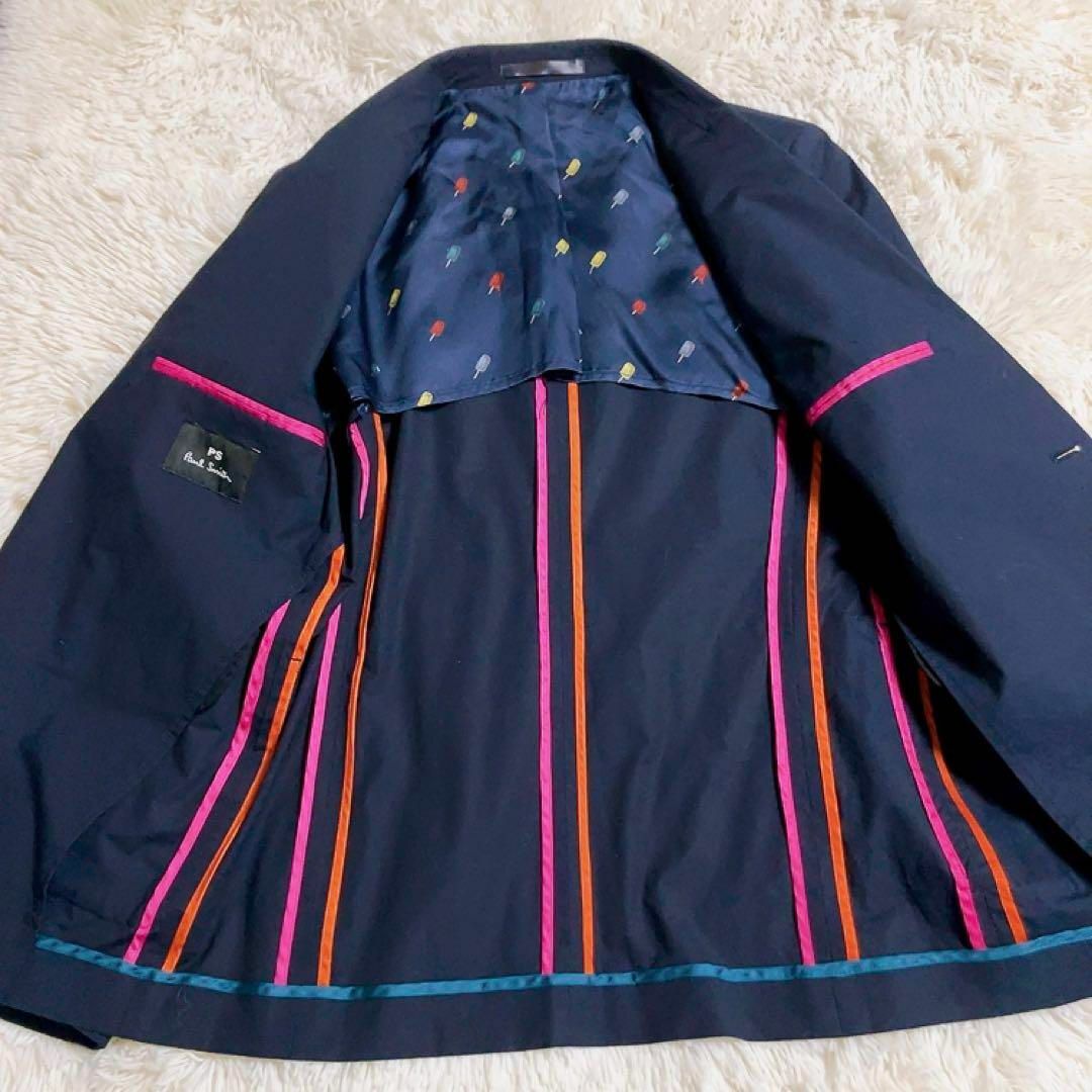 Paul Smith(ポールスミス)の【総柄】PS Paul Smith スーツ　ネイビー　M アイスクリーム　ピンク メンズのスーツ(セットアップ)の商品写真