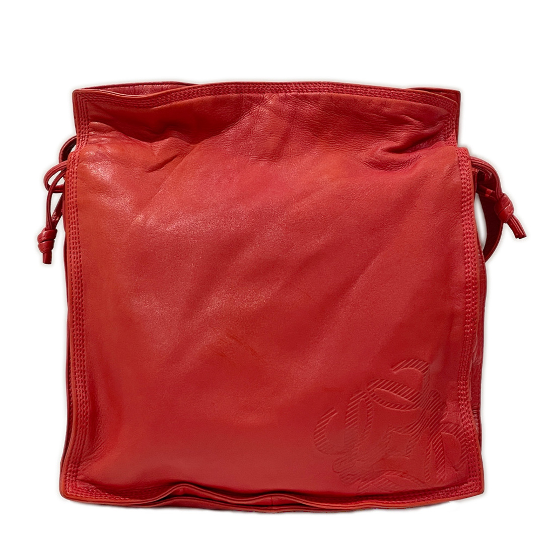LOEWE(ロエベ)のLOEWE ショルダーバッグ アナグラム ナッパ 巾着 斜め掛け ヴィンテージ レザー レディースのバッグ(ショルダーバッグ)の商品写真