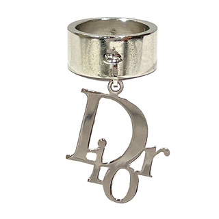クリスチャンディオール(Christian Dior)のChristian Dior リング・指輪 ロゴ ワイド ヴィンテージ 7 14号 メタル(リング(指輪))