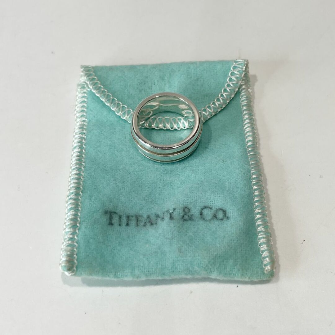 Tiffany & Co.(ティファニー)のTIFFANY&Co. リング・指輪 12号 グルーブド ダブルライン SV925 レディースのアクセサリー(リング(指輪))の商品写真