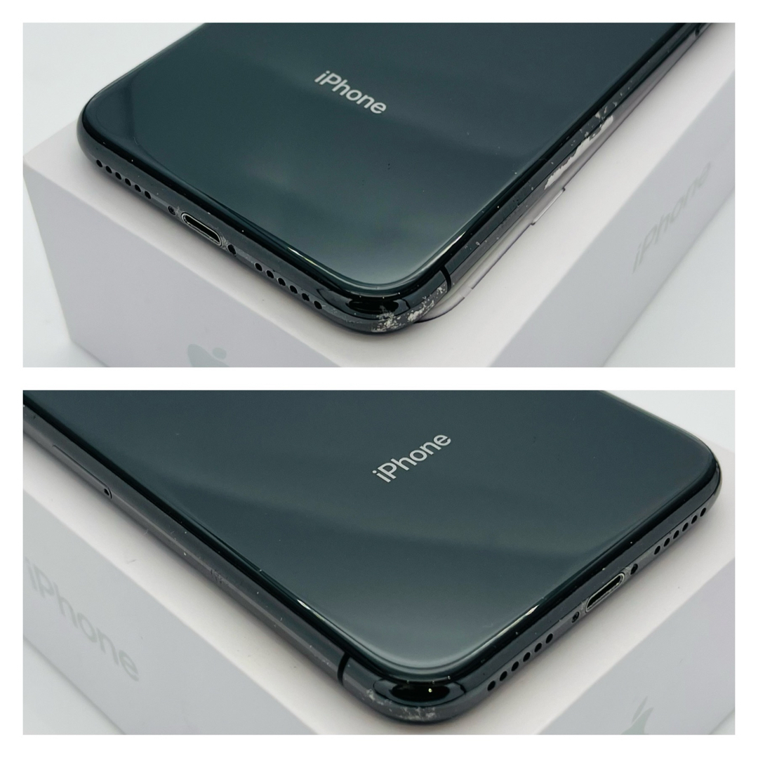 iPhone(アイフォーン)の100% iPhone X Space Gray 64 GB SIMフリー　本体 スマホ/家電/カメラのスマートフォン/携帯電話(スマートフォン本体)の商品写真