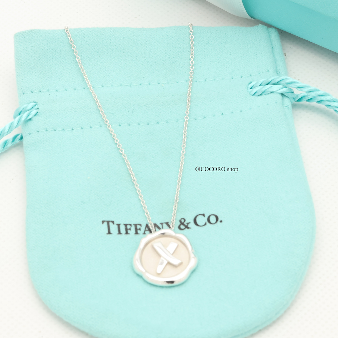 Tiffany & Co.(ティファニー)の【美品】TIFFANY&Co. シーリング スタンプ キス ネックレス レディースのアクセサリー(ネックレス)の商品写真