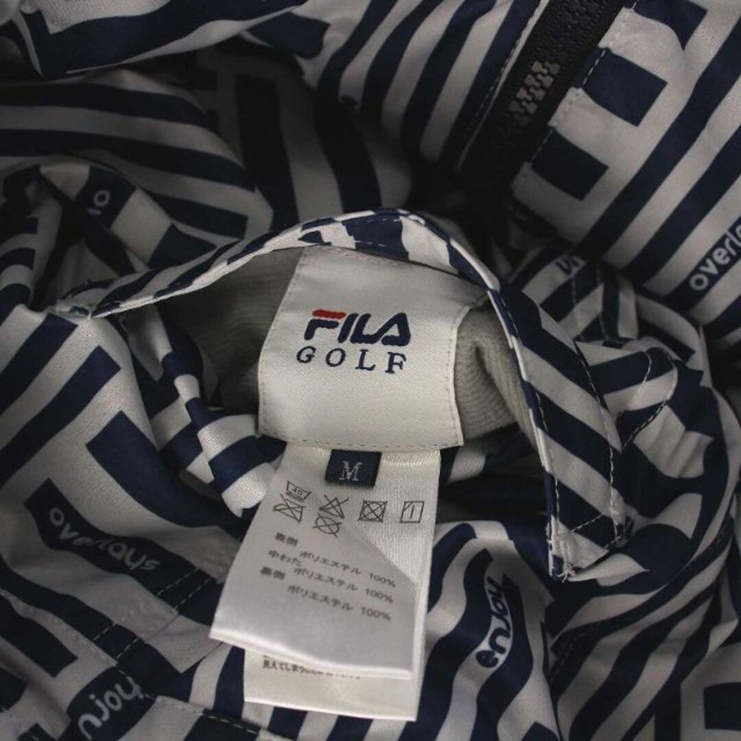 FILA(フィラ)のフィラ ゴルフウェア ミニ スカート 台形 リバーシブル 中綿 M 紺 白 スポーツ/アウトドアのゴルフ(ウエア)の商品写真