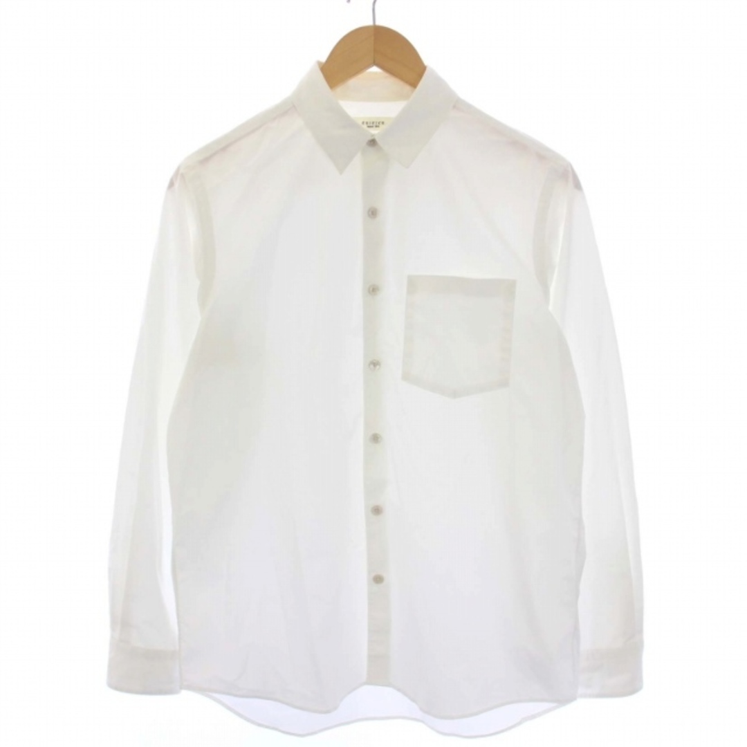 EDIFICE(エディフィス)のエディフィス EDIFICE シャツ 長袖 M 白 ホワイト メンズのトップス(シャツ)の商品写真