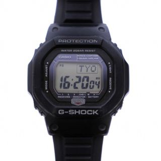 ジーショック(G-SHOCK)のG-SHOCK 腕時計 スクエアデザイン クオーツ デジタル 電波 黒(腕時計(デジタル))