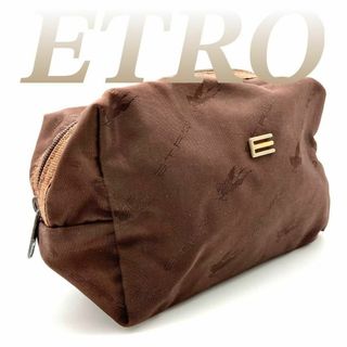 エトロ(ETRO)のエトロ マルチポーチ ナイロン ブラウン 60313(その他)