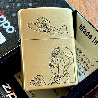 ジッポー(ZIPPO)の新品 Zippo 紅の豚 ポルコ 2 ジブリ ジッポー NZ-05(タバコグッズ)