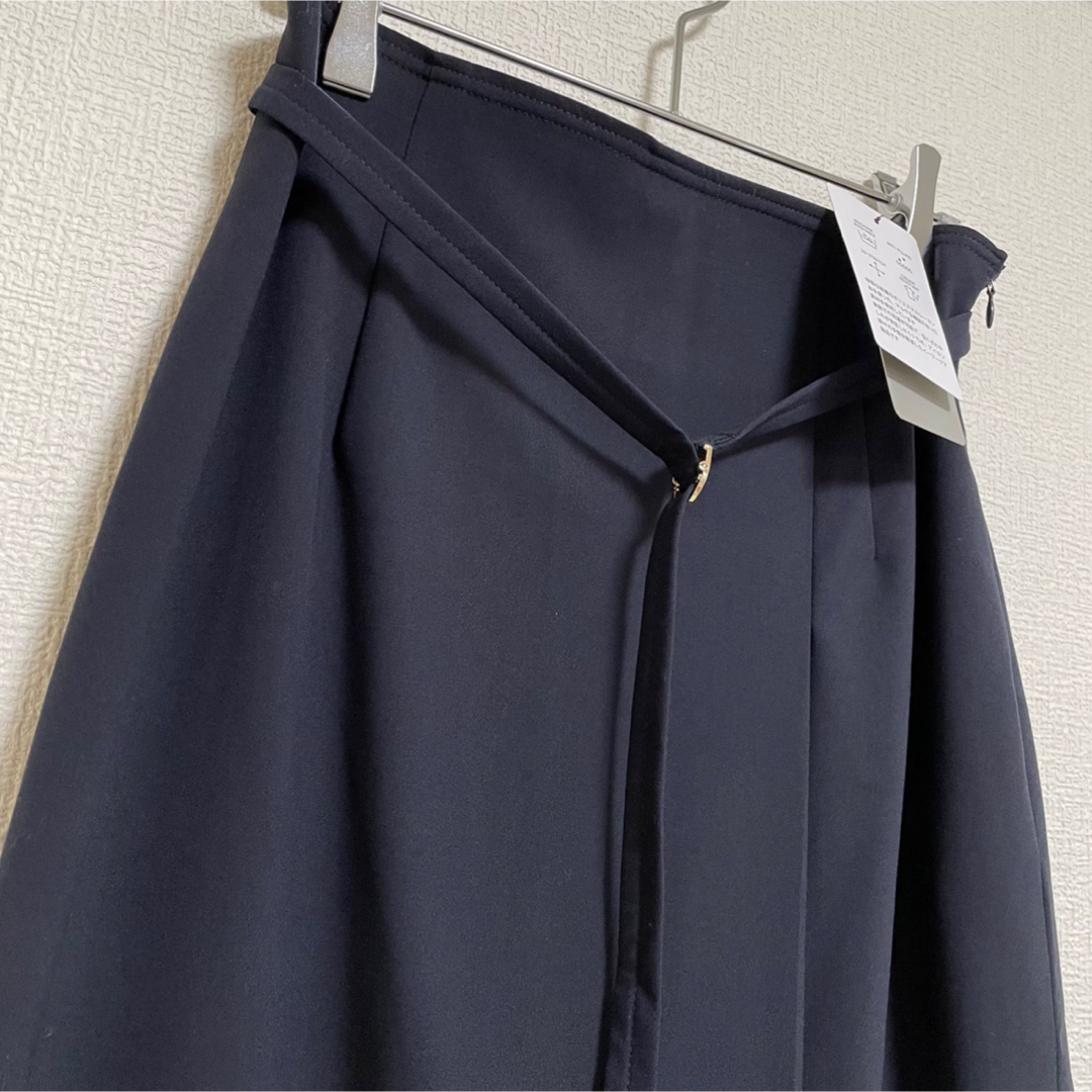 nano・universe(ナノユニバース)の【新品タグ付】nano universeマルチファンクションラップ風スカート レディースのスカート(ロングスカート)の商品写真