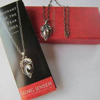 ジョージジェンセン(Georg Jensen)の【新品】ジョージ・ジェンセン　 イヤーペンダント2003　シルバーボール(ネックレス)