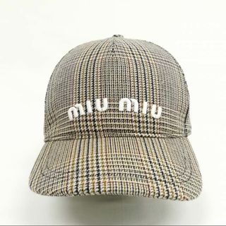 ミュウミュウ キャップ(レディース)の通販 100点以上 | miumiuの ミュウミュウ キャップ(レディース)の通販 100点以上 | miumiuの