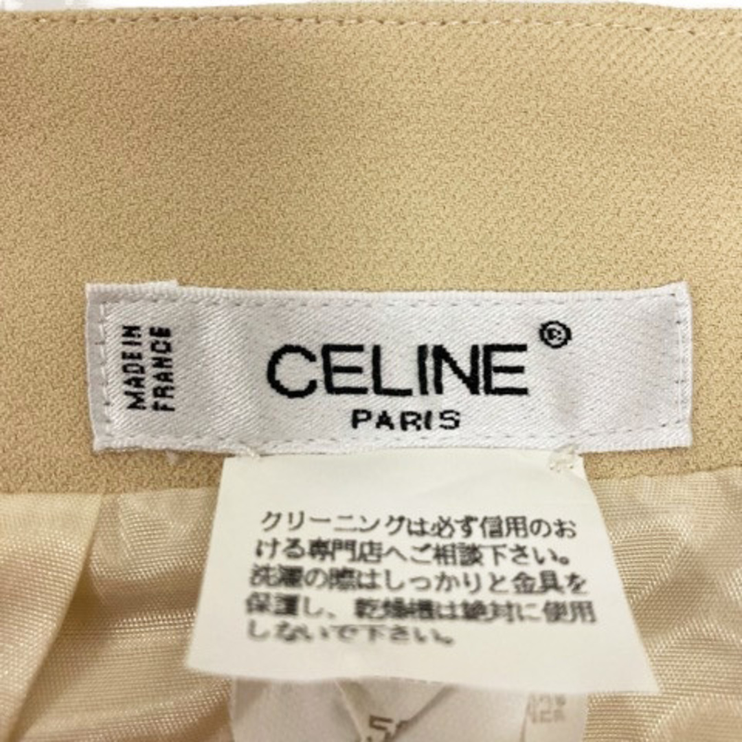 celine(セリーヌ)のセリーヌ CELINE スカート タイト F814151N 40 ベージュ レディースのスカート(ひざ丈スカート)の商品写真