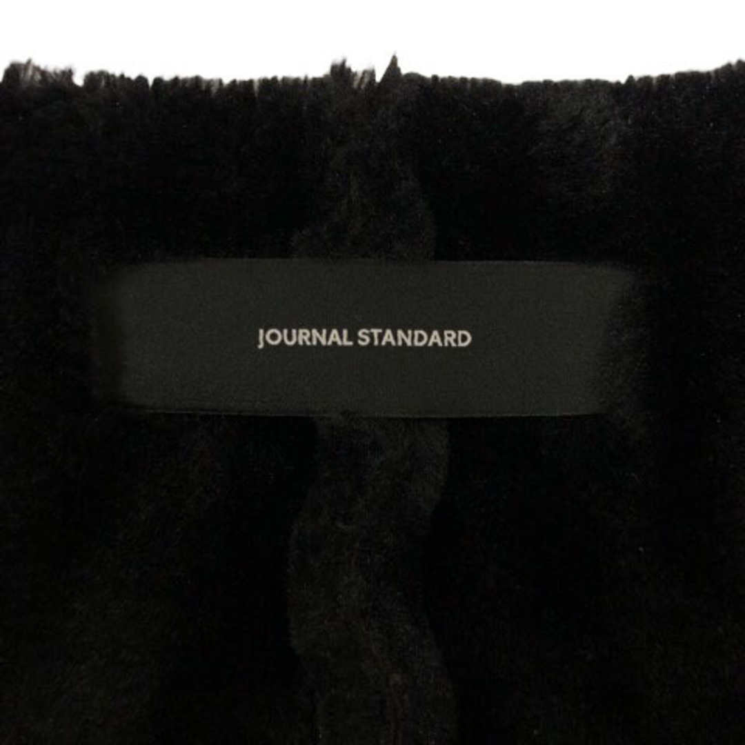 JOURNAL STANDARD(ジャーナルスタンダード)のジャーナルスタンダード ムートンコート アウター 長袖 膝丈 S 黒 レディース レディースのジャケット/アウター(その他)の商品写真