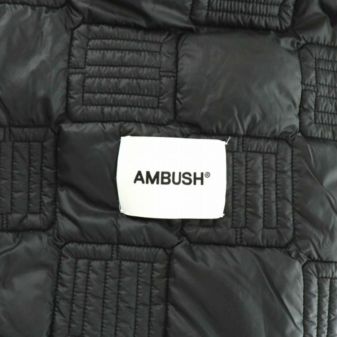 AMBUSH(アンブッシュ)のAMBUSH キルティングジャケット 中綿ジャケット 切替 L 黒 カーキ メンズのジャケット/アウター(ブルゾン)の商品写真