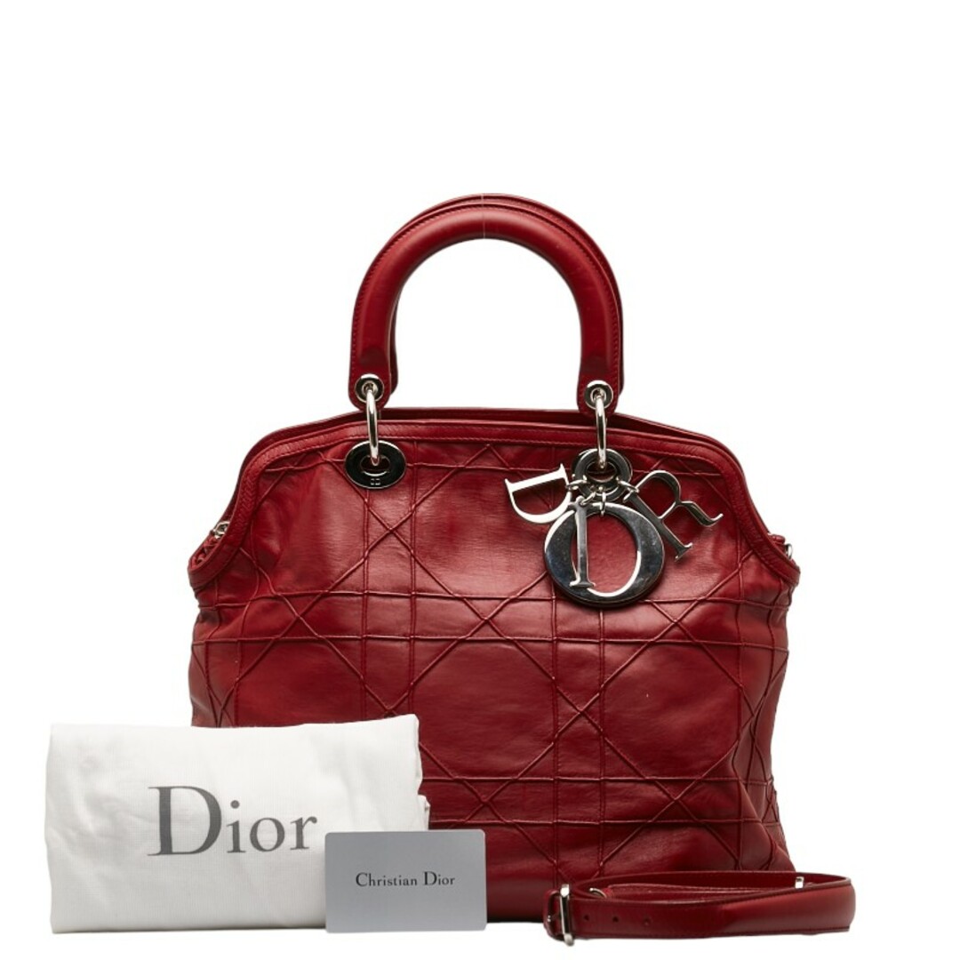 Dior(ディオール)のディオール グランヴィル カナージュ ハンドバッグ ショルダーバッグ 2WAY レザー レディース Dior 【1-0125373】 レディースのバッグ(ハンドバッグ)の商品写真