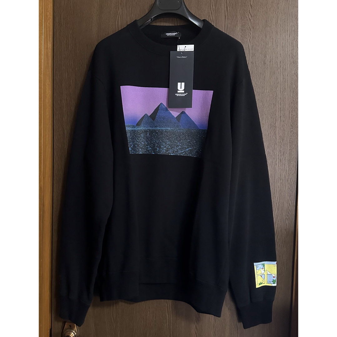 UNDERCOVER(アンダーカバー)の黒4新品 UNDERCOVER PINK FLOYD Pyramid スウェット メンズのトップス(スウェット)の商品写真