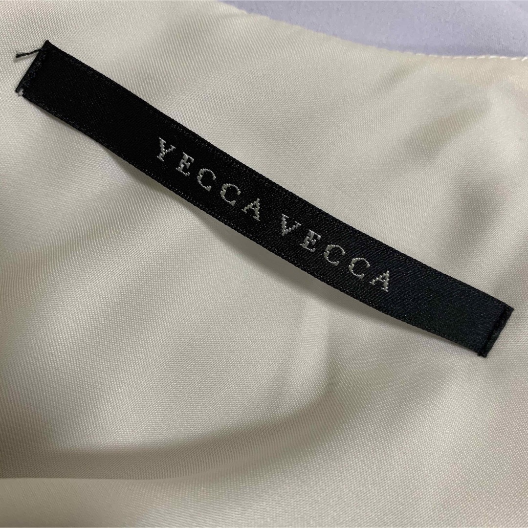 YECCA VECCA(イェッカヴェッカ)の【中古美品】YECCA VECCAドレープワンピース　フリーサイズ　フォーマル レディースのフォーマル/ドレス(ミディアムドレス)の商品写真
