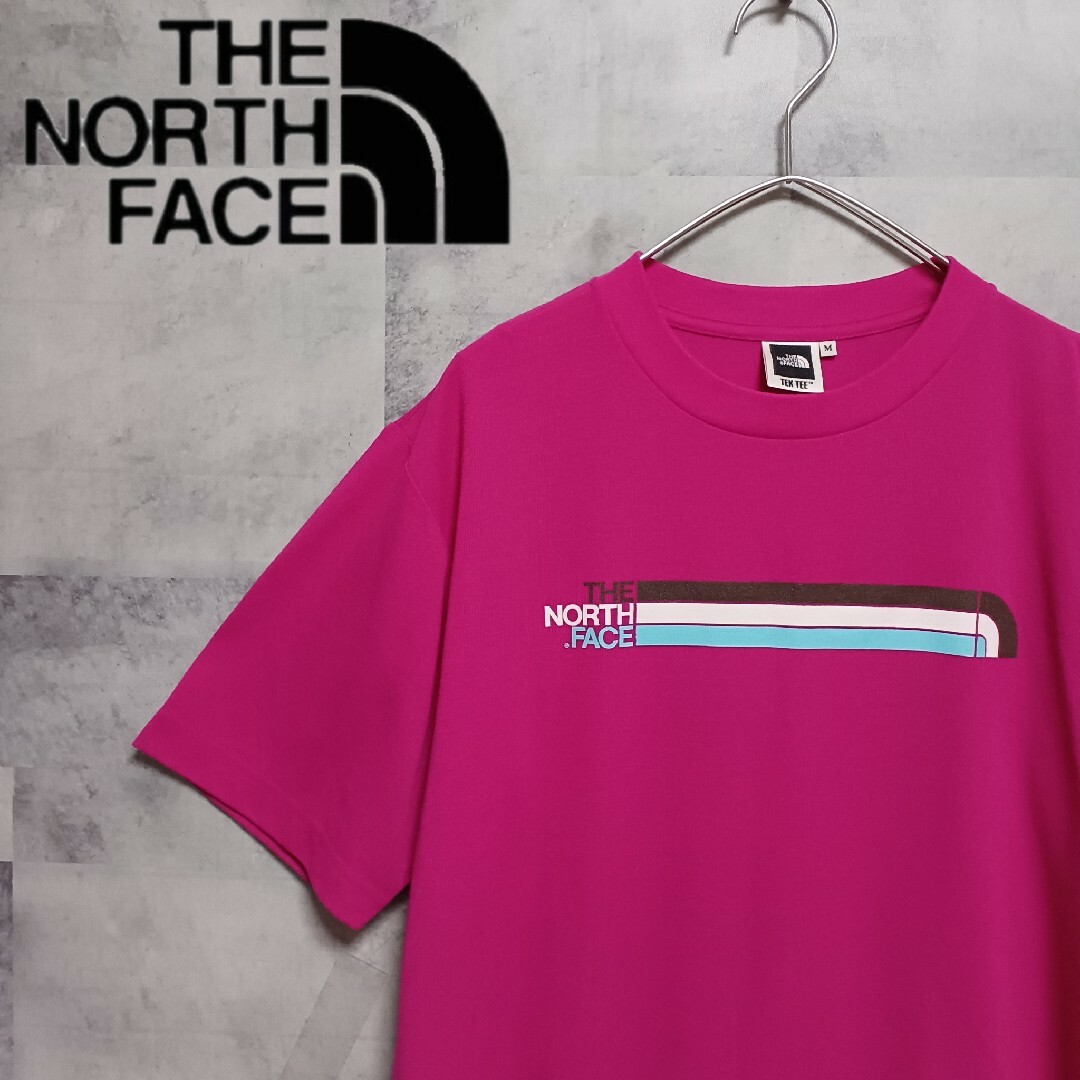 THE NORTH FACE(ザノースフェイス)のTHE NORTH FACE ノースフェイス メンズ Tシャツ M パープル メンズのトップス(Tシャツ/カットソー(半袖/袖なし))の商品写真