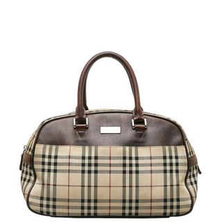 バーバリー(BURBERRY)のバーバリー ノバチェック ハンドバッグ キャンバス レディース BURBERRY 【1-0141530】(ハンドバッグ)