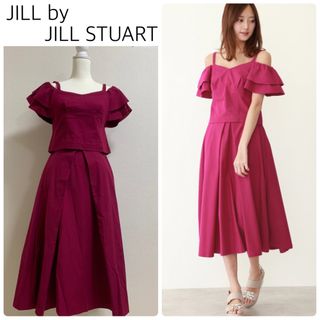 JILL by JILLSTUART - 【新品タグ付】JILL by JILLSTUARTセットアップ　ピンク　Sサイズ