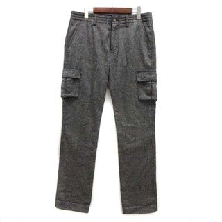 ビームス(BEAMS)のビームス BEAMS ネップ ツイード カーゴ パンツ ウール混 グレー M(スラックス)