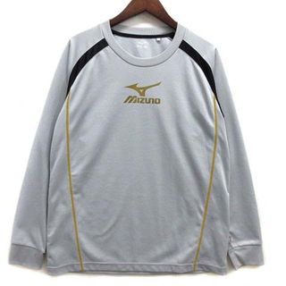 ミズノ(MIZUNO)のミズノ MIZUNO トレーニング シャツ 長袖 Tシャツ ポリエステル グレー(その他)