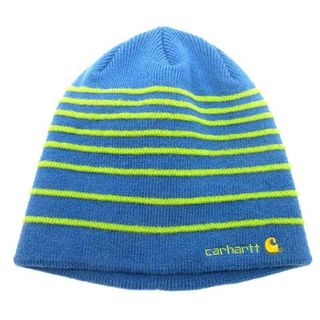 カーハート(carhartt)のカーハート carhartt ボーダー ニット帽 ニットキャップ ビーニー 青(その他)