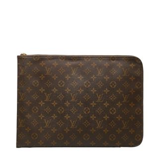 ルイヴィトン(LOUIS VUITTON)の美品 ルイ ヴィトン モノグラム ポッシュドキュマン クラッチバッグ ブリーフケース M53456 PVC レディース LOUIS VUITTON 【222-42501】(クラッチバッグ)