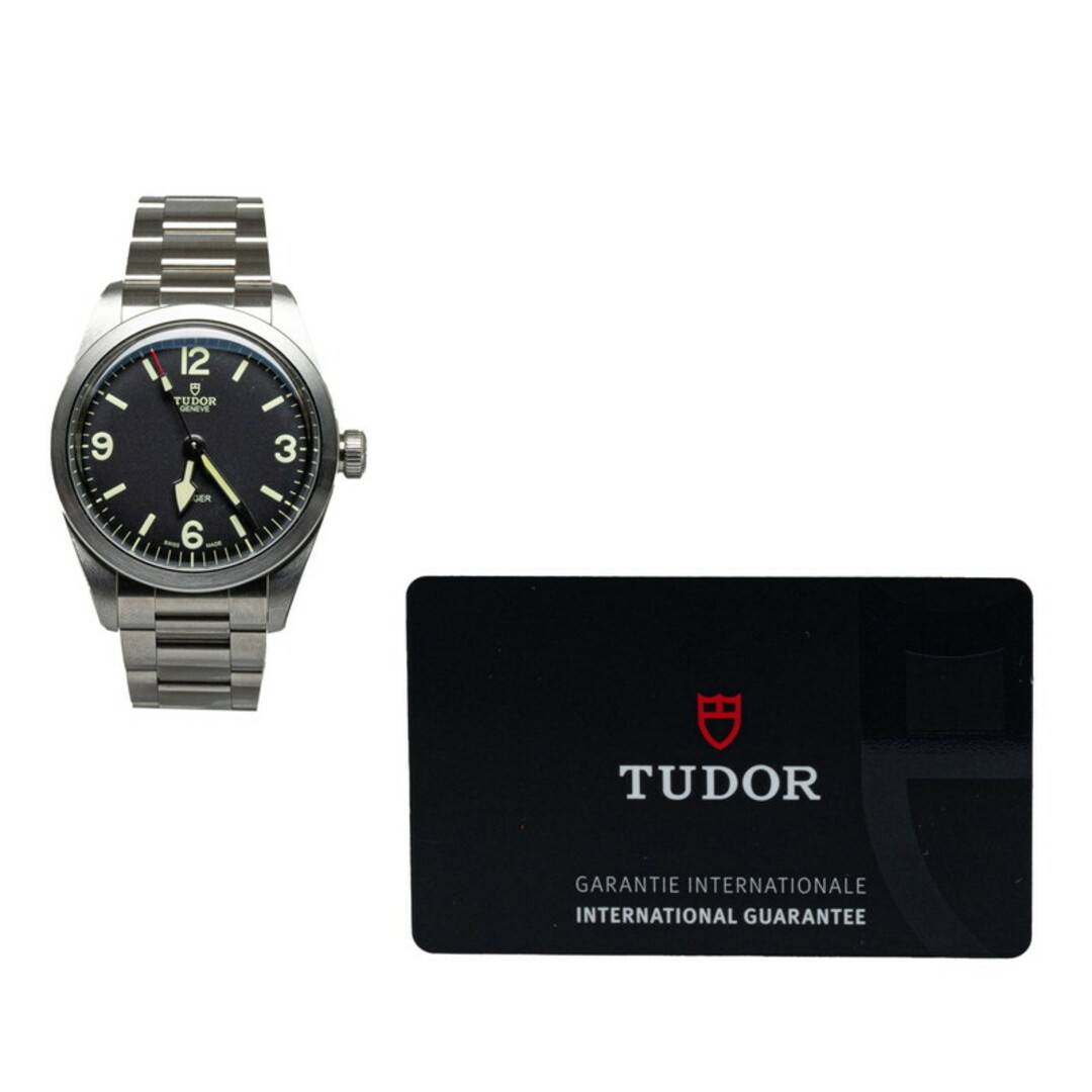 Tudor(チュードル)の美品 チュードル チューダー レンジャー 腕時計 79950 自動巻き ブラック文字盤 ステンレススチール メンズ TUDOR 【200-42528】 メンズの時計(腕時計(アナログ))の商品写真