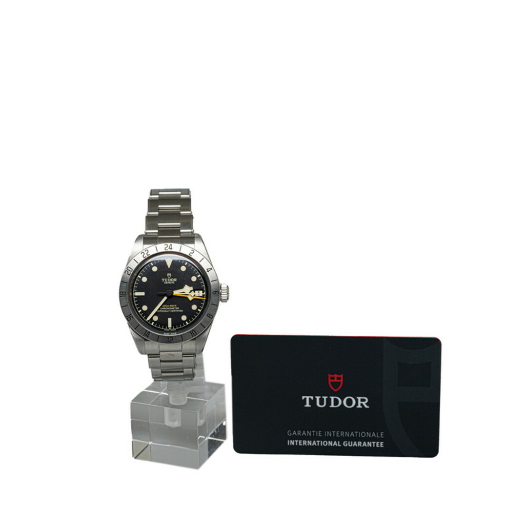 Tudor(チュードル)の美品 チュードル チューダー ブラックベイ プロ 腕時計 79470 自動巻き ブラック文字盤 ステンレススチール メンズ TUDOR 【200-42529】 メンズの時計(腕時計(アナログ))の商品写真