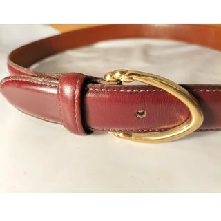 コーチ(COACH)の【カーフスキンレザー】COACH　正規品　高級レザーベルト　仔牛革/金真鍮(ベルト)