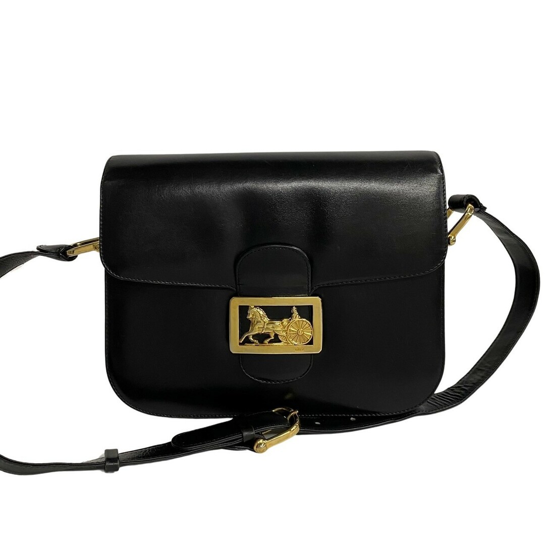 celine - 極 美品 CELINE セリーヌ ヴィンテージ 馬車金具 ホース celine - 極 美品 CELINE セリーヌ ヴィンテージ 馬車金具 ホース
