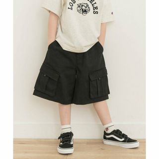 アーバンリサーチドアーズ(URBAN RESEARCH DOORS)の【BLACK】6分丈カーゴショーツ(KIDS)(その他)