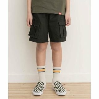 アーバンリサーチドアーズ(URBAN RESEARCH DOORS)の【BLACK】『WEB/一部店舗限定』6分丈カーゴショーツ(KIDS)(パンツ/スパッツ)