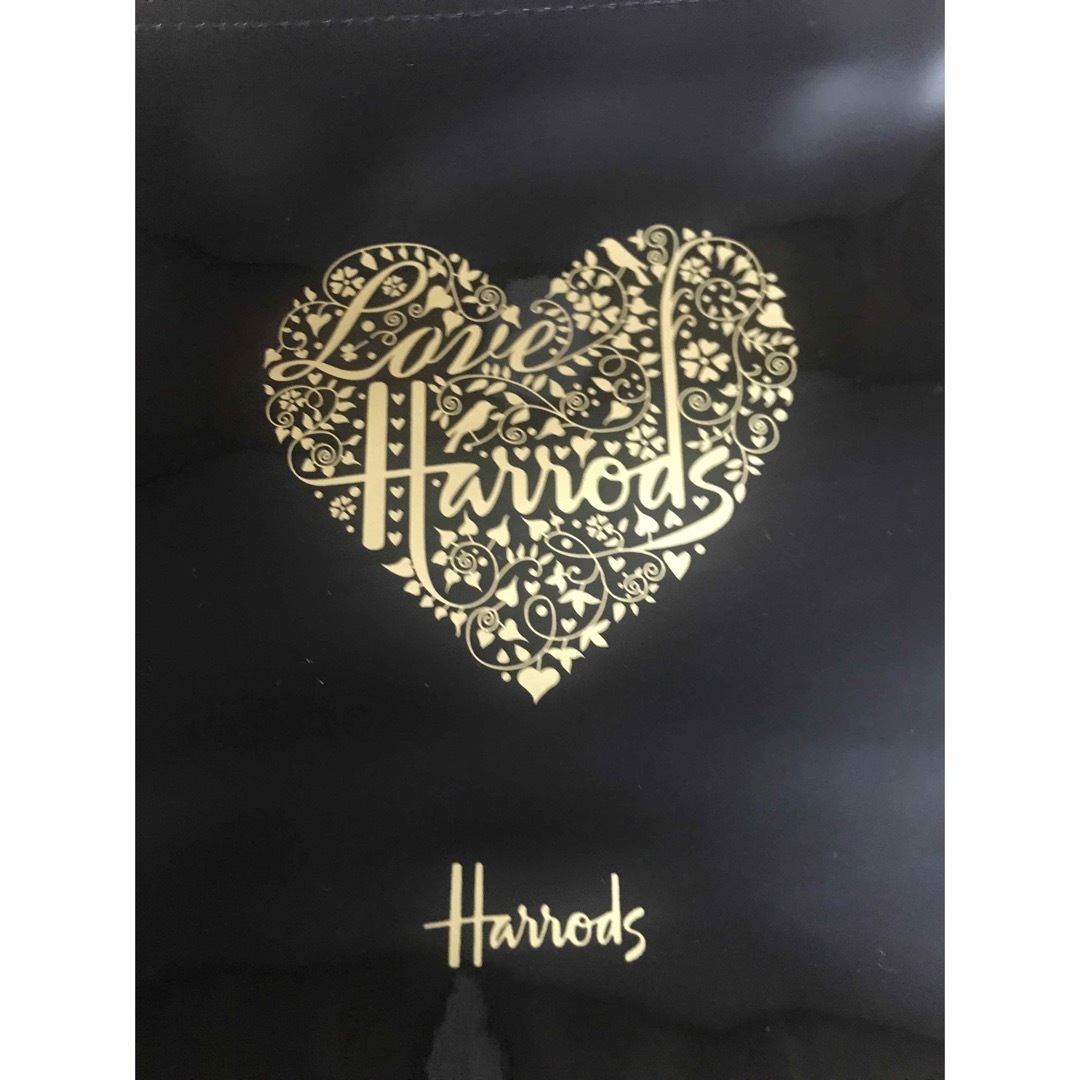 Harrods(ハロッズ)のHarrodsハロッズ　トートバッグ　ハート柄　Sサイズ新品 レディースのバッグ(トートバッグ)の商品写真