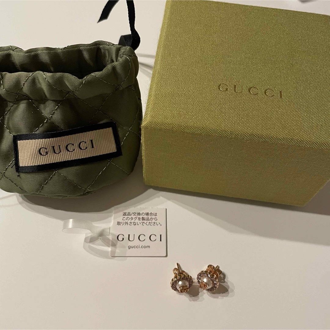 Gucci(グッチ)のGUCCI ダブルG フラワー スタッズ ピアス レディースのアクセサリー(ピアス)の商品写真