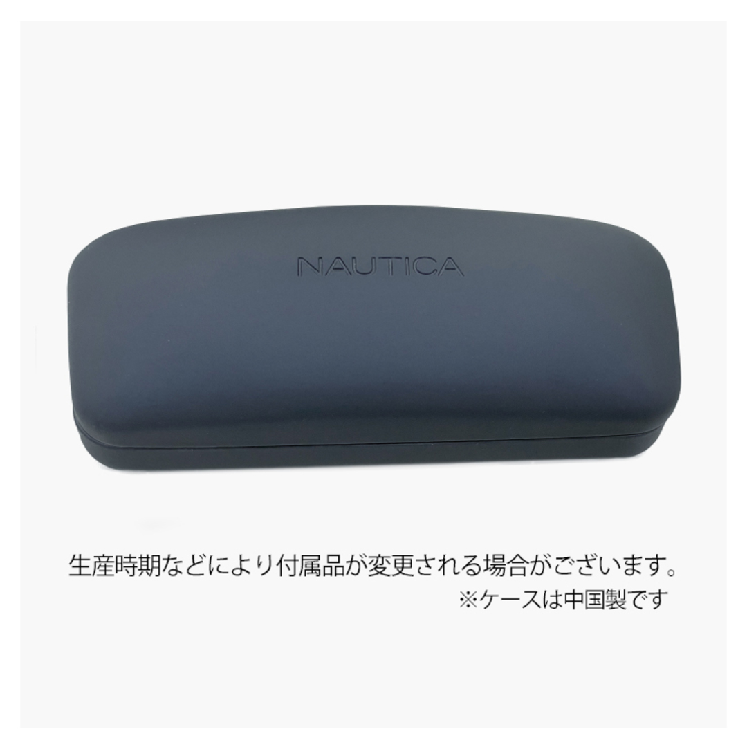 NAUTICA(ノーティカ)の【新品】 NAUTICA ノーティカ N6000slb-001 偏光サングラス uvカット 紫外線対策 偏光 レンズ ウェリントン 型 メンズ レディース ユニセックス モデル 運転 ドライブ 釣り アウトドア キャンプ アジアンフィット モデル ブラック 黒縁 黒ぶち 黒 カラー メンズのファッション小物(サングラス/メガネ)の商品写真