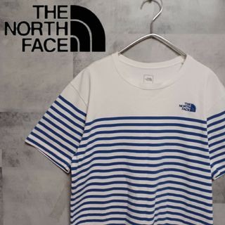 ザノースフェイス(THE NORTH FACE)のTHE NORTH FACE ノースフェイス Tシャツ ボーダー メンズ L(Tシャツ/カットソー(半袖/袖なし))