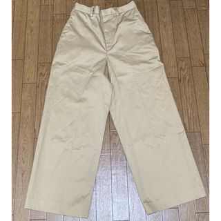 スティーブンアラン(steven alan)のsteven alan コットンパンツ　レディース　S ベージュ(カジュアルパンツ)