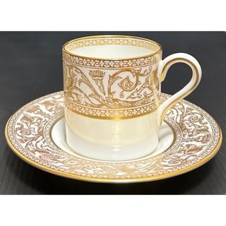 ウェッジウッド(WEDGWOOD)の◎美品　ウェッジウッド　フロレンティーンゴールド　カップ&ソーサー(食器)